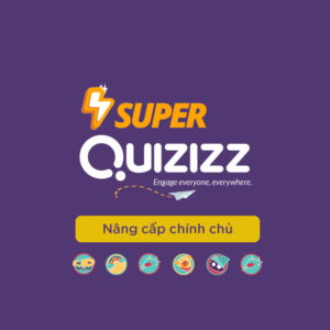Nâng cấp tài khoản Quizizz Super Chính chủ 1 Năm Nâng cấp tài khoản Quizizz Super Chính chủ 1 Năm