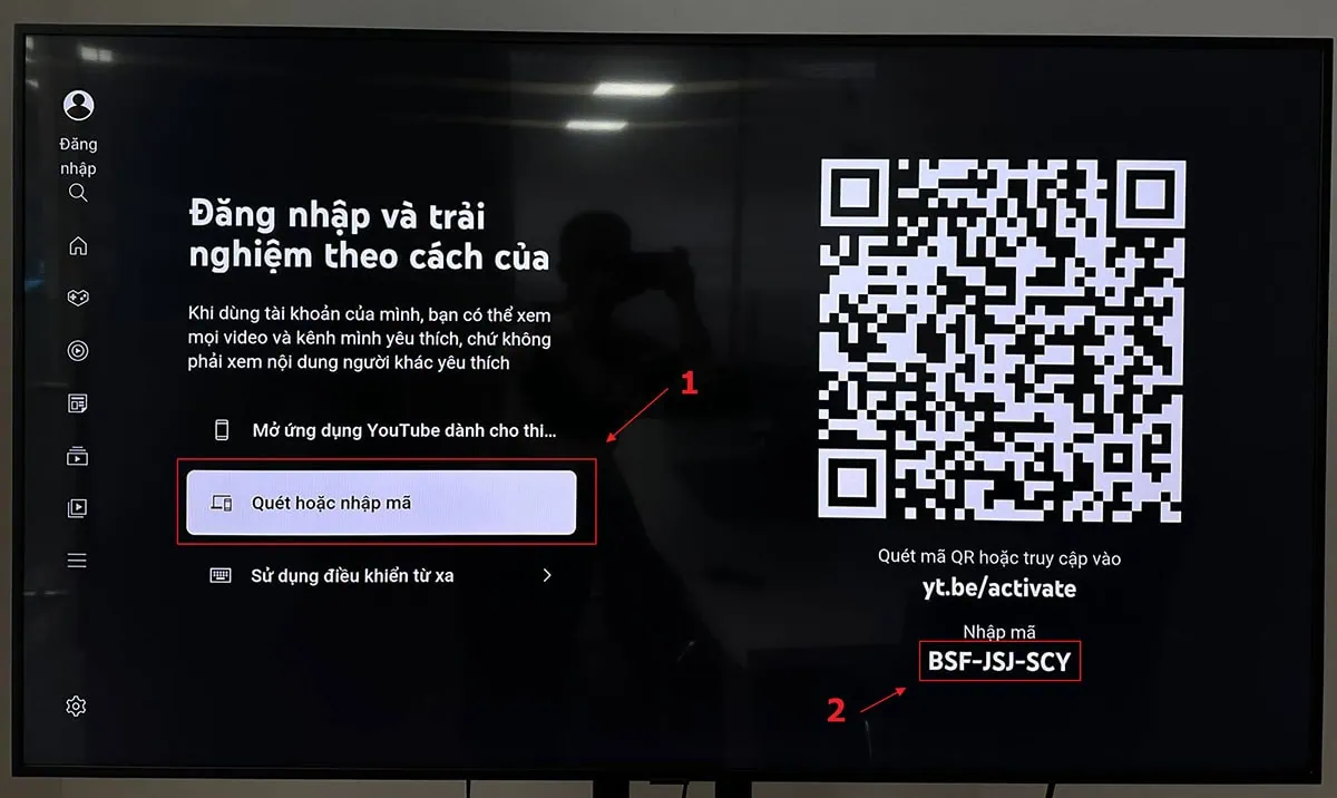 Huong Dan Login Youtube Tivi Qua Qrcode 2