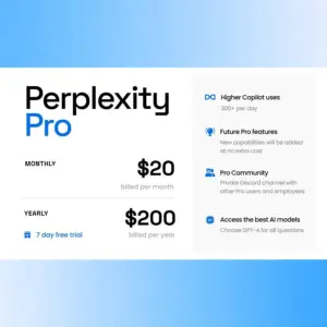 Nâng cấp Perplexity AI Pro chính chủ Nâng cấp Perplexity AI Pro chính chủ